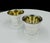 Gold Flower Pot Cordial or Shot Cups - Set of 2 For Sale - Image 8 of 12