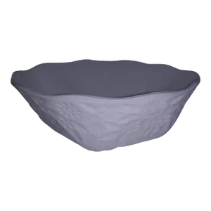 1950s Indiana Glass Milk Glass Imprinted Daisies Compote Dish