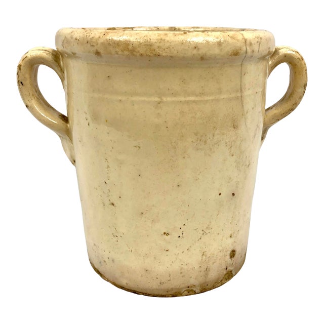Antique Italian Confit Pot For Sale