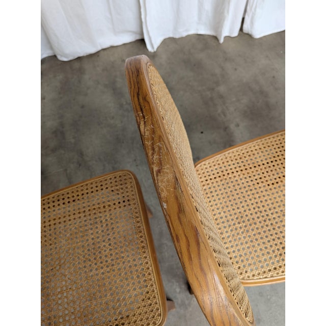 Mid-Century Modern Cane Seat Dining Chair, Yugoslavia, 1970s For Sale - Image 11 of 18