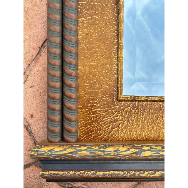Late 20th Century Wall Mirror Neoclassical Style For Sale - Image 4 of 10