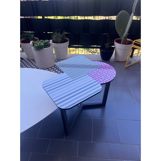Black Coffee Table with Doppler Top from Bonaldo For Sale - Image 8 of 11