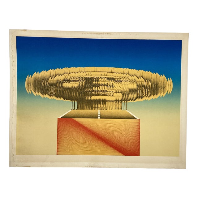 Rudolf Hausner, Adam, Why Are You Trembling?, 1970s, Screenprint For Sale