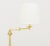Early 21st Century Modern Polished Brass Adjustable Floor Lamps, Pair For Sale - Image 5 of 8