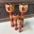 Beige Vintage Japanese Tsuchiyu Kokeshi Figurines, 1960s, Set of 4 For Sale - Image 8 of 9