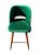Modern Set of 4 Mid-Century Barstools | Green Velvet Brass Accent Bar Stools For Sale - Image 3 of 7