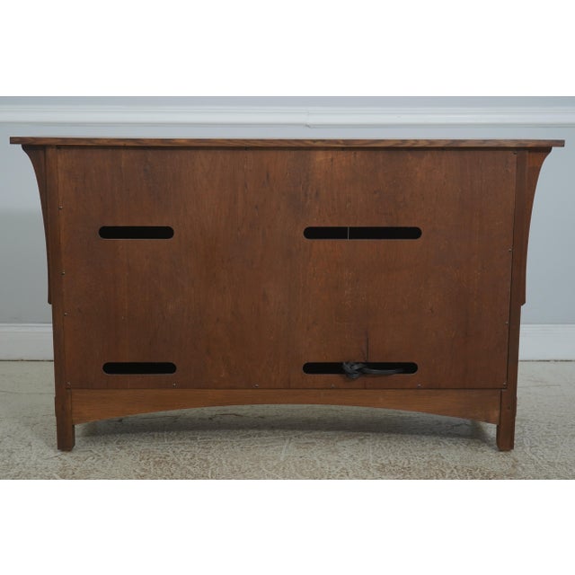 Stickley Harvey Ellis Arts & Crafts Tv Media Cabinet For Sale - Image 16 of 18