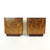 Art Deco Bedside Tables with Faux Wood Graining and Glass, Czechoslovakia, 1940s, Set of 2 For Sale - Image 11 of 11