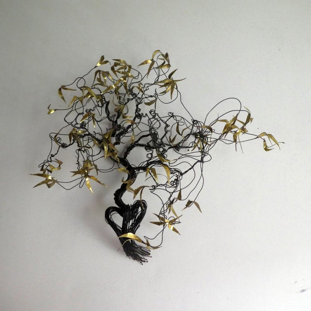 1970s Brass Wall Sculpture by Daniel D'Haeseleer, 1970s For Sale - Image 5 of 12