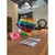 Raw & rainbow giostra sculpture in powder-coated aluminum by altreforme limited edition of 10 pieces. Dimensions: ø 41 x h...