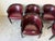 Vintage Hickory Leather Hollywood Regency Style Dining Chairs - Set of 6 For Sale - Image 4 of 17
