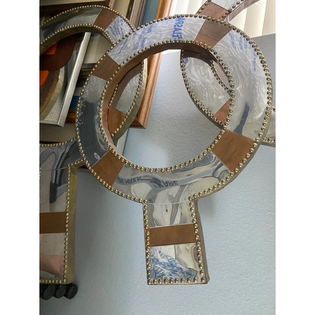 Don Freedman Mid Century Modern Large Metal Wall Sculpture For Sale In Tampa - Image 6 of 7
