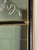 Queen Anne Style Mirror, Etched and Beveled in Ebonized Parcel Gilt Frame, 1940s For Sale - Image 9 of 12
