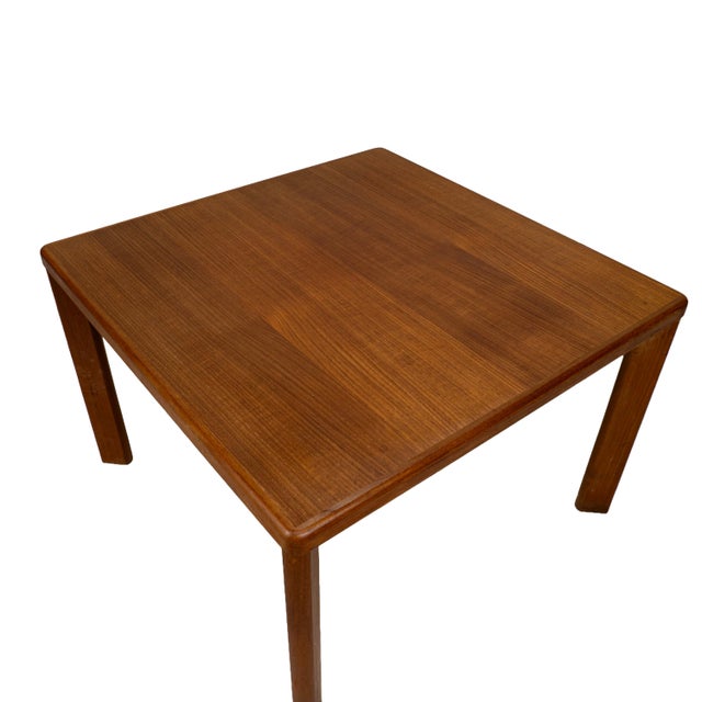 Wood Vejle Stole Danish Modern Teak Side Table Mid Century Modern End Table For Sale - Image 7 of 9