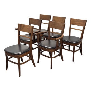 Pottery Barn Italian Dining Chairs, Set of Six For Sale