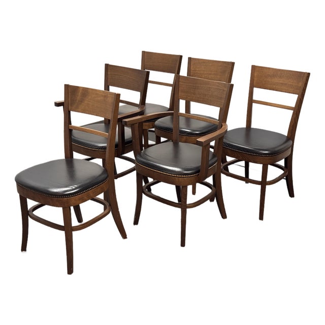 Pottery Barn Italian Dining Chairs, Set of Six For Sale