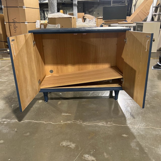 Made Goods Ramon Navy Buffet For Sale - Image 10 of 10