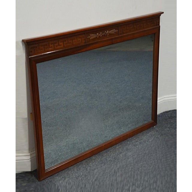 Dixie Dixie Furniture Mahogany Traditional Duncan Phyfe Style 44" Mirror 501-15 For Sale - Image 4 of 7