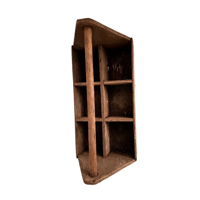 Mid 20th Century Handmade Country Milk Carrying Crate For Sale - Image 4 of 7