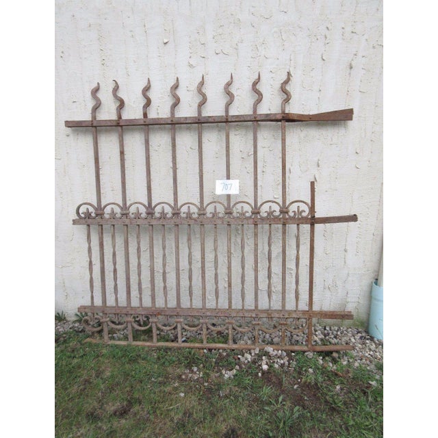 Antique Victorian Iron Gate For Sale - Image 4 of 7