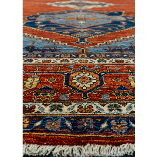 Contemporary Oriental Handmade Rug 8'10" x 11'10" For Sale - Image 3 of 4