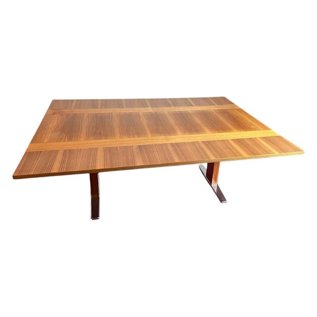 Brown Extendable & Height-Adjustable Coffee Table, 1970s For Sale - Image 8 of 11