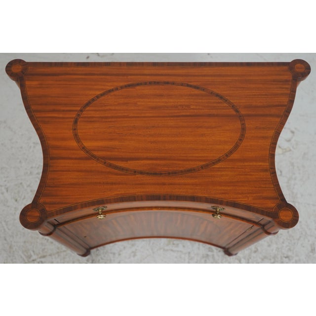 Brown Maitland Smith Adams Style Satinwood Console Cabinet For Sale - Image 8 of 18
