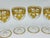 1940s Vintage Gold Embellished Glasses, Set of Four For Sale - Image 5 of 5