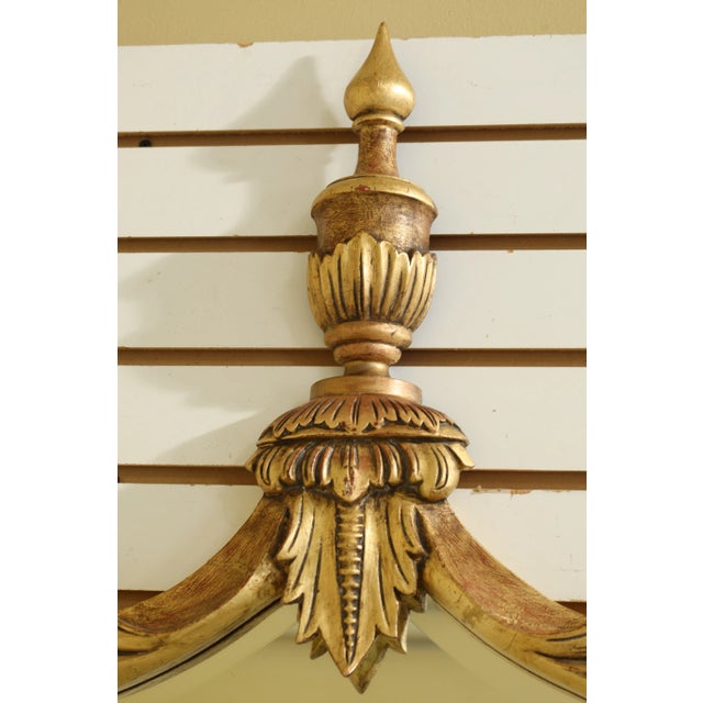 Heritage Heritage Gold Gilt Decorative Wall Mirror For Sale - Image 4 of 9