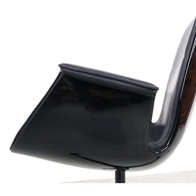 Metal The Bucket Chair Swivel Chair by Preben Fabricius for Walter Knoll / Wilhelm Knoll, 1990s For Sale - Image 7 of 10