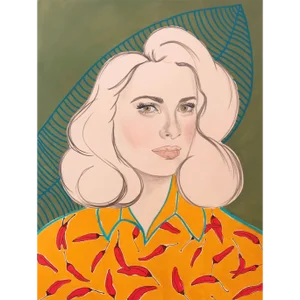 "Gray" Contemporary Figurative Fine Art Print by Chambers Austelle