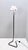 Vintage Floor Lamp with Encased Glass Shade with Red Geometrical Motifs, Italy, 1950s For Sale - Image 6 of 15