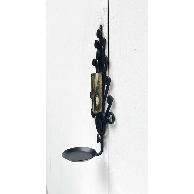 Mid-Century Modern Danish Candleholders in Metal and Glass from Dantoft, 1960s, Set of 2 For Sale - Image 6 of 18