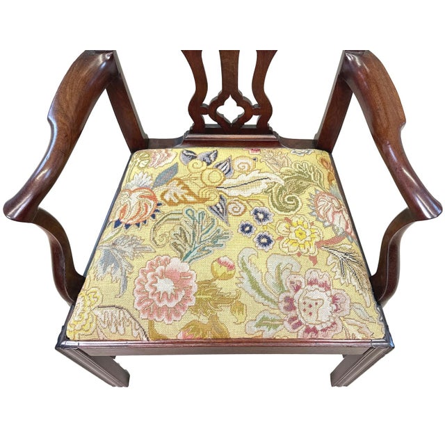 Mahogany Chippendale Armchair, 1760s For Sale - Image 3 of 14