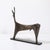 Mid-Century Modernist Bronze Deer Sculpture Signed Aharon Bezalel For Sale - Image 12 of 17