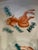1960s Large Mid-Century Chinese Export Colorful Hand Painted Cranes Flowers Fish Bowl Planter Cachepot For Sale - Image 5 of 12