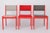 1950s Mid-Century Modern Red Lacquered Beech Dining Chairs from Casala, Germany, 1950s, Set of 5 For Sale - Image 5 of 11