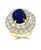 Chantecler 12 Ct Sapphire 22 Ct Diamond VS/E-F Color Ring & Earring Set 18 KYG For Sale - Image 17 of 18