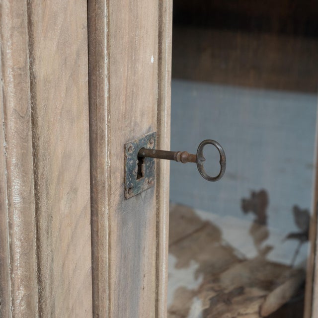 Two-Door Walnut Display Cabinet, 1880 For Sale - Image 6 of 10