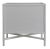 Verona Two-Drawer Nightstand in Light Gray For Sale - Image 4 of 6