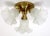 Metal Brass & Glass Ceiling Lamp from Schröder and Co., 1960s For Sale - Image 7 of 13