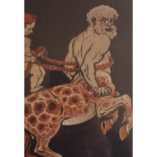 Asparagus Curated Antique Art Nouveau Framed Lithographs - Complete Gallery Wall Set of 6 (C. 1895–1905) For Sale - Image 8 of 12
