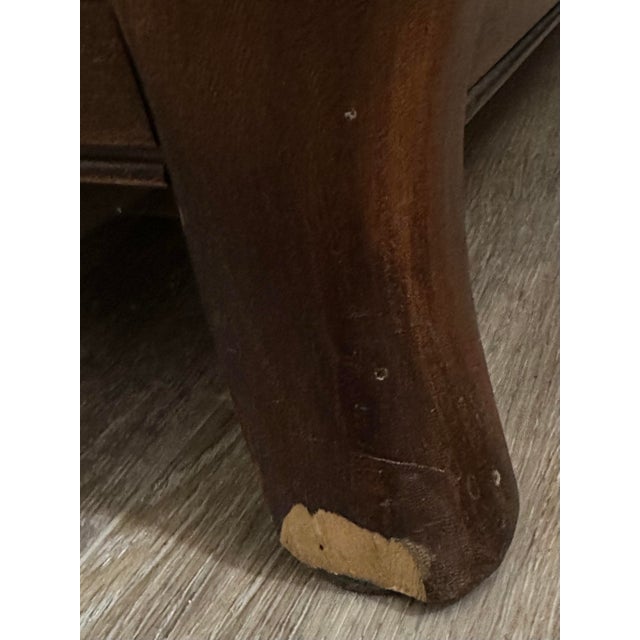 Vintage 20th Century Pulaski Furniture Corp. Quarter Sawn Tiger Oak Dresser With Marble Top For Sale - Image 9 of 11