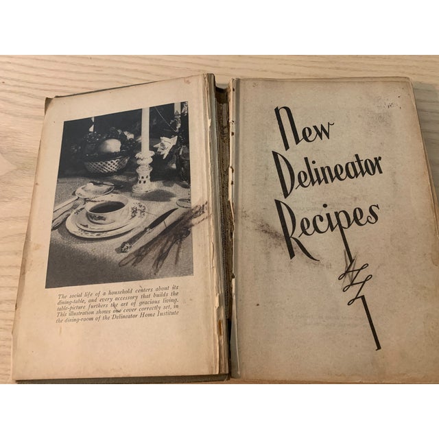 American 1929 New Delineator Recipe Cook Book Hc 1st Edition American Culinary History For Sale - Image 3 of 16