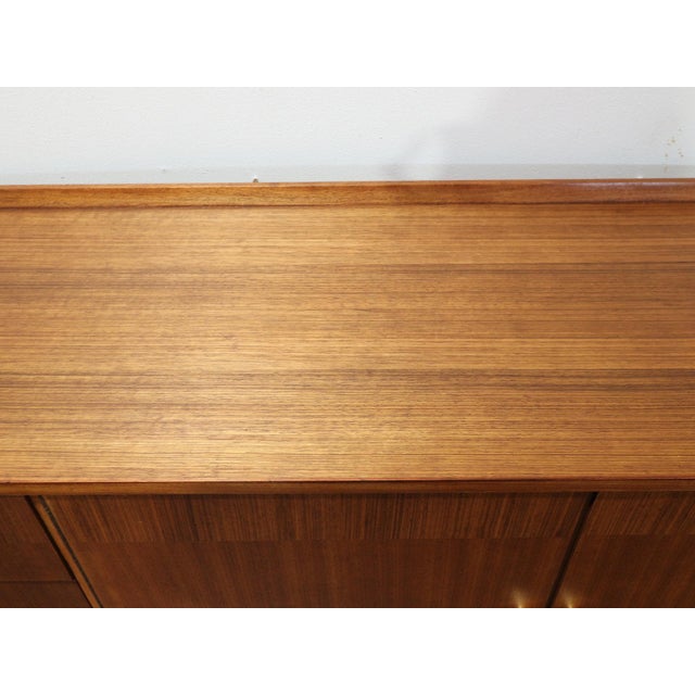 1960s Mid Century Modern Vintage Credenza Sideboard by Lebus Danish Style For Sale - Image 14 of 15