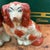 English Pair of 5.5" Russett Staffordshire Style Spaniel Dogs For Sale - Image 3 of 8