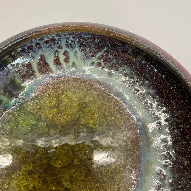 Ceramic Ceramic Studio Pottery Bowl Shell Element from Gerhard Liebenthron, Germany, 1970s For Sale - Image 7 of 18