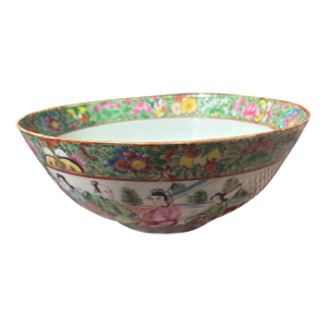 Femme Rose Serving Bowl, Circa 1840