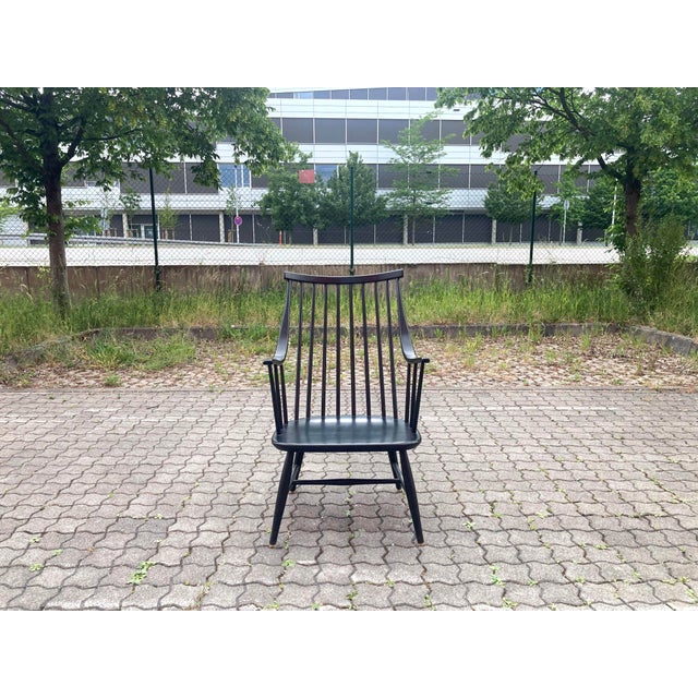 Black Grandessa Armchair by Lena Larsson for Nesto, 1960s For Sale - Image 8 of 18