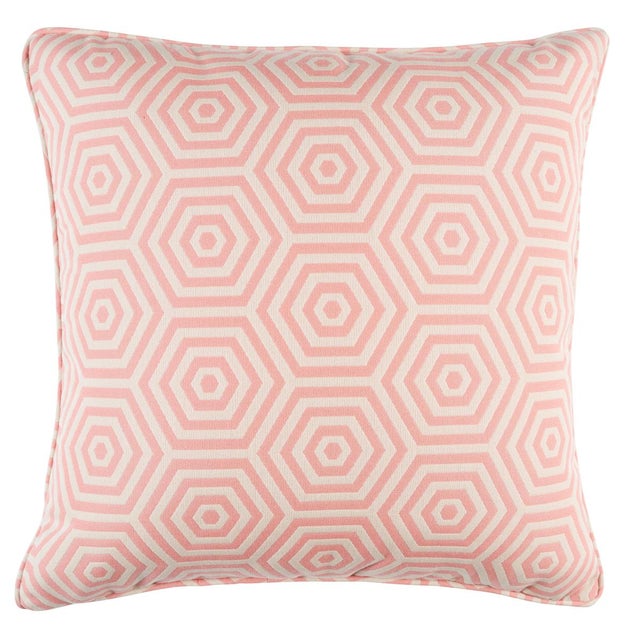 Schumacher Schumacher Bees Knees Indoor/Outdoor 18" Pillow in Petal For Sale - Image 4 of 4